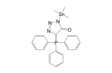 5-(TRIPHENYL-LAMBDA(5)-PHOSPHANYLIDENE)-3-(TRIMETHYL-LAMBDA(4)-STANNANYL)-3,5-DIHYDRO-4H-1,2,3-TRIAZOL-4-ONE