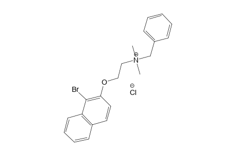 BENZYL[2-(1-BROMO-2-NAPHTHYLOXY)ETHYL]DIMETHYLAMMONIUM CHLORIDE