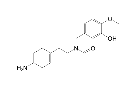 N-[2-(4-Aminocyclohex-1-enyl)ethyl]-N-(3-hydroxy-4-methoxybenzyl)formamide