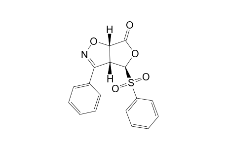 exo-4-Phenylsulfonyl-3-phenyl-6a,3a-dihydrofuro[3,4-d]isoxazole-6(4H)-one