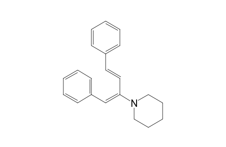 1-((1E,3E)-1,4-diphenylbuta-1,3-dien-2-yl)piperidine