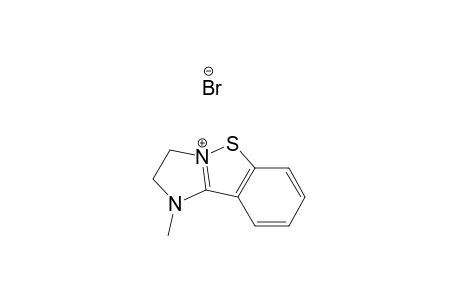 1-Methyl-2,3-dihydroimidazo(1,2-b)(1,2)benzisothiazoliumbromide