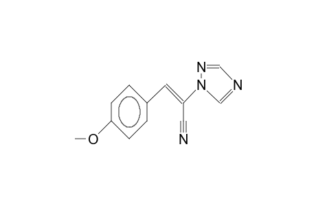 2-(1,2,4-Triazol-1-yl)-3-(4-methoxy-phenyl)-propenonitrile