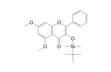 5,7-Dimethoxy-3-(tert.-butyldimethylsilyl)oxyflavone