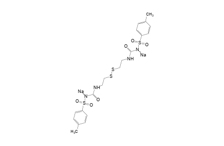 1,1'-(dithiodiethylene)bis[3-(p-tolylsulfonyl)urea], disodium salt