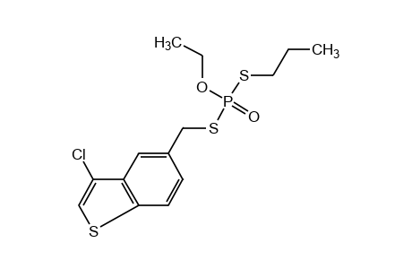 phosphorodithioic acid, S-[(3-chlorobenzo[b]thien-5-yl)methyl] O-ethyl S-propyl ester