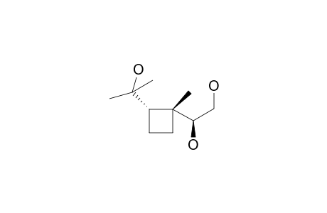 (-)-(1R,2S,1'S)-1-(1',2'-Dihydroxyethyl-2-(1"-hydroxy-1"-methylethyl)-1-methylcyclobutane