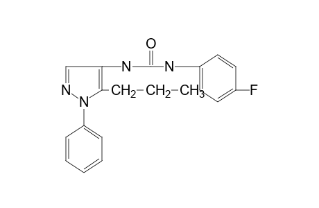 1-(p-fluorophenyl)-3-(1-phenyl-5-propylpyrazol-4-yl)urea