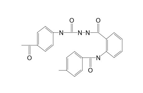 4-(p-acetylphenyl)-1-[o-(p-toluamido)benzoyl]semicarbazide