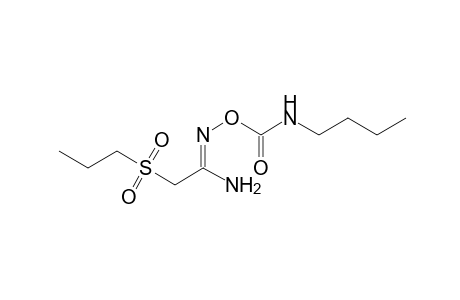O-(butylcarbamoyl)-2-(propylsulfonyl)acetamidoxime