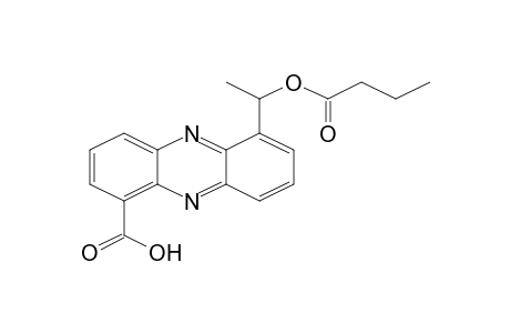 6-[1-(Butyryloxy)ethyl]-1-phenazinecarboxylic acid