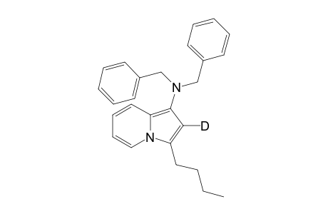 N,N-dibenzyl-3-butyl-2-deuterio-indolizin-1-amine