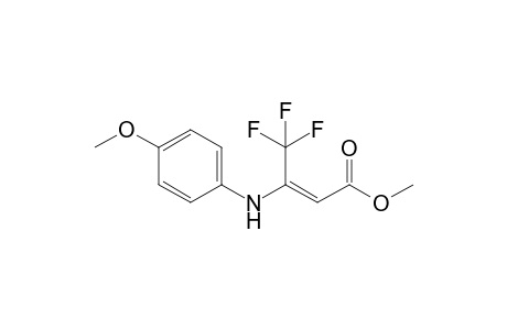Methyl 3-(N-4-methoxyphenyl)amino-4,4,4-trifluoro-2-butenoate
