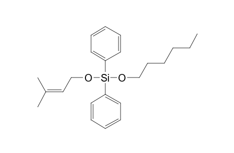 Silane, diphenyl(3-methylbut-2-en-1-yloxy)hexyloxy-