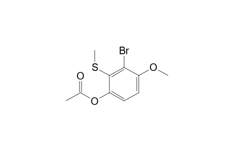 (3-bromanyl-4-methoxy-2-methylsulfanyl-phenyl) ethanoate