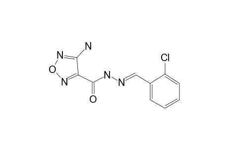 Furazane-3-carbohydrazide, 4-amino-N2-(2-chlorobenzylideno)-