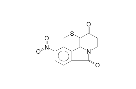 9-NITRO-1-METHYLTHIO-2,3-DIHYDRO-4H-BENZOINDOLIZIN-2,6-DIONE