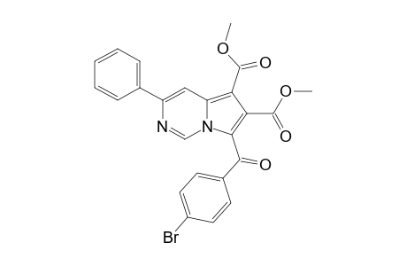 7-(p-bromobenzoyl)-3-phenylpyrrolo[1,2-c]pyrimidine-5,6-dicarboxylic acid, dimethyl ester