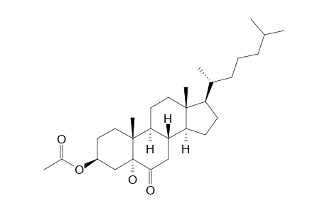 3-BETA-ACETOXY-5-HYDROXY-5-ALPHA-CHOLESTAN-6-ONE