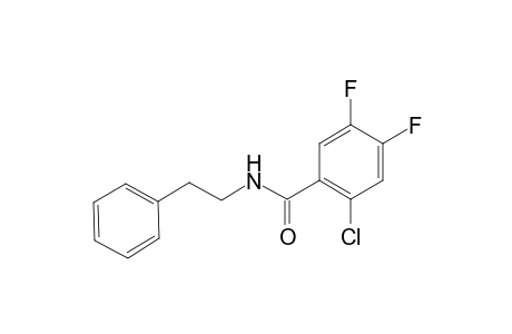 2-Chloro-4,5-difluoro-N-(2-phenylethyl)benzamide