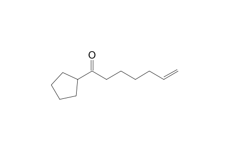 1-cyclopentylhept-6-en-1-one