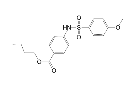 Butyl 4-{[(4-methoxyphenyl)sulfonyl]amino}benzoate