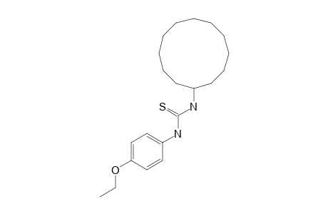 1-cyclododecyl-3-(p-ethoxyphenyl)-2-thiourea