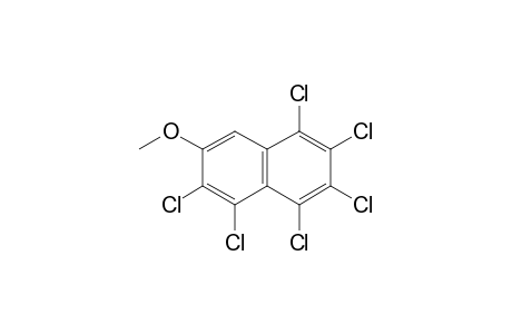 1,2,3,4,5,6-Hexachloro-7-methoxynaphthalene