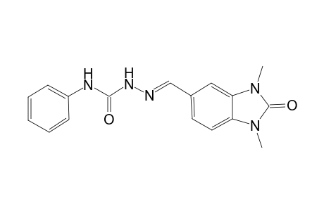 1-[(E)-(1,3-dimethyl-2-oxidanylidene-benzimidazol-5-yl)methylideneamino]-3-phenyl-urea