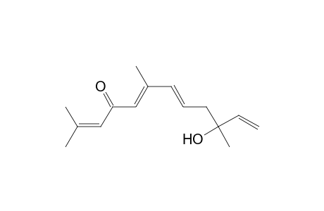 2,5,7,11-Dodecatetraen-4-one, 10-hydroxy-2,6,10-trimethyl-, (E,E)-