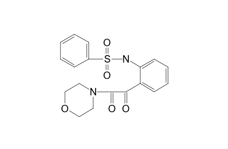 2'-(MORPHOLINOGLYOXYLOYL)BENZENESULFONANILIDE