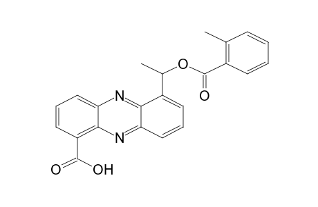 1-Phenazinecarboxylic acid, 6-[1-[(2-methylbenzoyl)oxy]ethyl]-, (.+-.)-