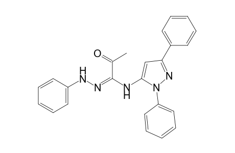 N-(1,3-diphenylpyrazol-5-yl)pyruvamide, 1-phenylhydrazone