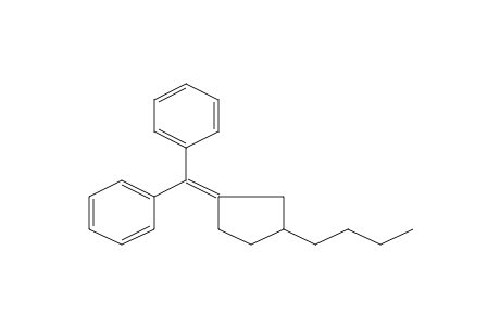 Cyclopentane, 3-butyl-1-diphenylmethylene-