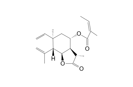 5-B-H,10-A-CH3,11-B-H-ELEMA-1,3-DIEN-12,6-B-OLIDE,8-A-ANGELOYLOXY