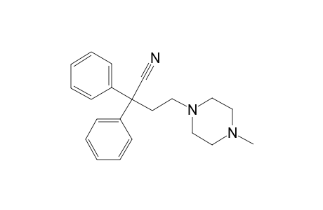 4-(4-Methyl-1-piperazinyl)-2,2-diphenylbutanenitrile