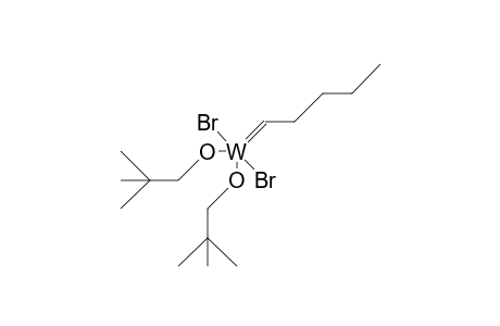 Dibromo-neopentyloxy-pentylidene tungsten