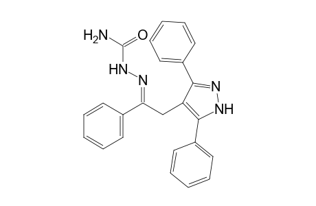 2-(3,5-diphenylpyrazol-4-yl)acetophenone, semicarbazone