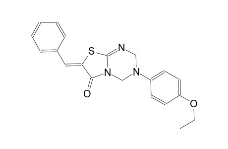 (7Z)-7-benzylidene-3-(4-ethoxyphenyl)-3,4-dihydro-2H-[1,3]thiazolo[3,2-a][1,3,5]triazin-6(7H)-one