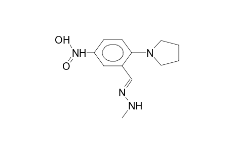 2-pyrrolidino-5-nitrobenzaldehyde methylhydrazone