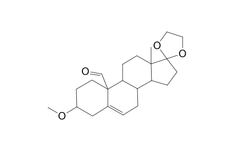 3-Methoxyandrost-5-en-19-al, 17,17-ethylenedioxy-