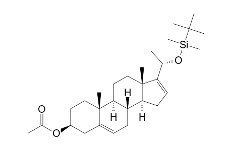 3-β-acetoxy-20-α-tert-butyldimethylsiloxy-21-norpregna-5,17-diene