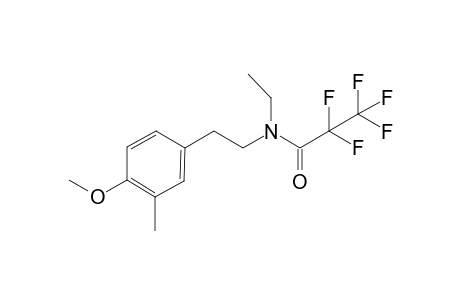 N-ethyl-2,2,3,3,3-pentafluoro-N-(4-methoxy-3-methylphenethyl)propanamide