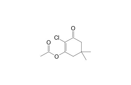 (2-chloranyl-5,5-dimethyl-3-oxidanylidene-cyclohexen-1-yl) ethanoate