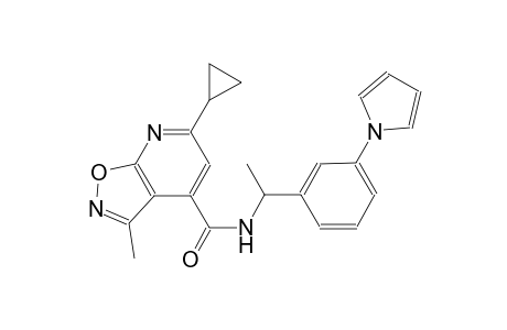 isoxazolo[5,4-b]pyridine-4-carboxamide, 6-cyclopropyl-3-methyl-N-[1-[3-(1H-pyrrol-1-yl)phenyl]ethyl]-