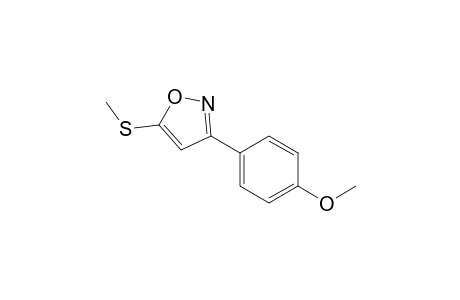 3-(4-methoxyphenyl)-5-methylsulfanyl-1,2-oxazole