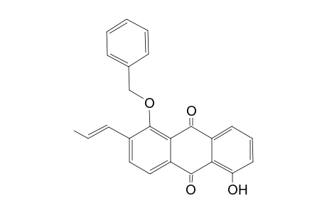 1-(Benzyloxy)-5-hydroxy-2-(prop-1'-enyl)anthraquinone