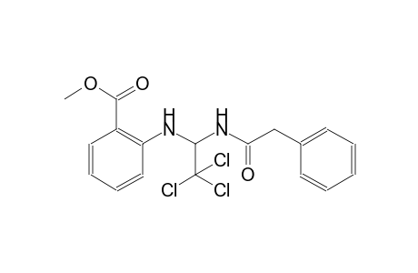 methyl 2-({2,2,2-trichloro-1-[(phenylacetyl)amino]ethyl}amino)benzoate