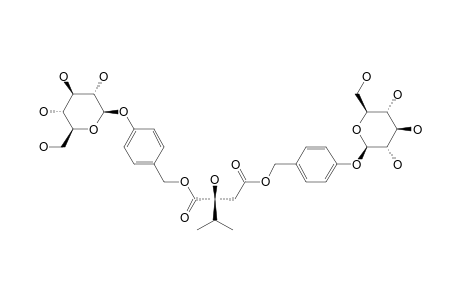 BIS-[4-(BETA-D-GLUCOPYRANOSYLOXY)-BENZYL]-(S)-(-)-2-ISOPROPYLMALATE