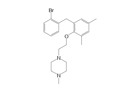 1-(2-(2-(2-Bromobenzyl)-4,6-dimethylphenoxy)ethyl)-4-methylpiperazine